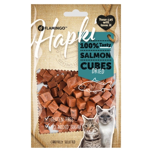 Flamingo Hapki лакомство для кошек Duck&Cod Strips 50 г