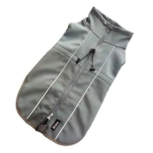 Finnero Sport куртка для собак softshell 30, серый цвет