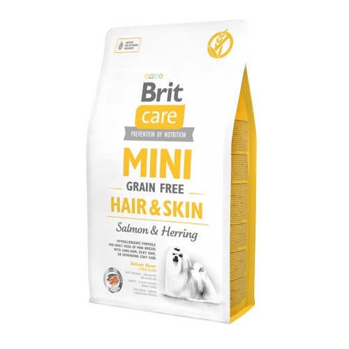 Brit Care Hair/Skin сухой корм для собак мелких собак, 2 кг