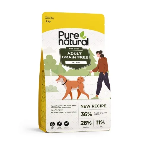 PURENATURAL KOERA TÄISSÖÖT TERAVILJAVABA LÕHE 2KG*