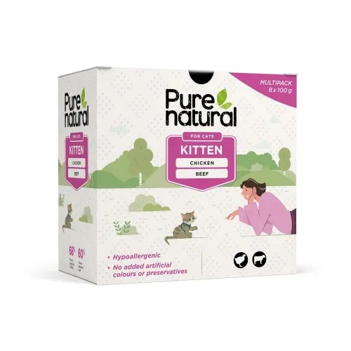PURENATURAL KASSIPOJA EINEKOTIKE MULTIPAKK 100G N8*
