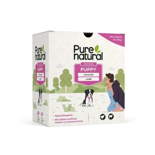 PURENATURAL KUTSIKA EINEKOTIKE MULTIPAKK 150G N6*