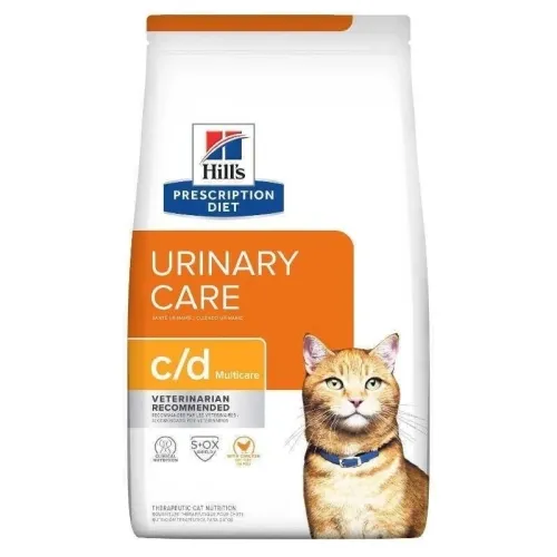 Hills PD C/D Feline Adult - сухой корм для кошек, курица, 400 г