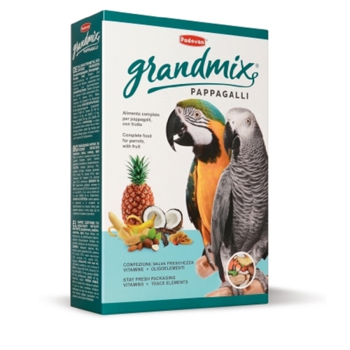 Padovan GrandMix Pappagalli корм для крупных попугаев, 600 г