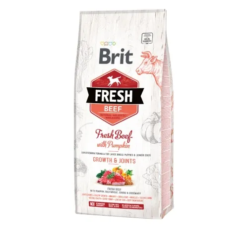 BRIT FRESH KUTSIKA TÄISSÖÖT SUUR TÕUG  VEIS/KÕRVITS 12KG*