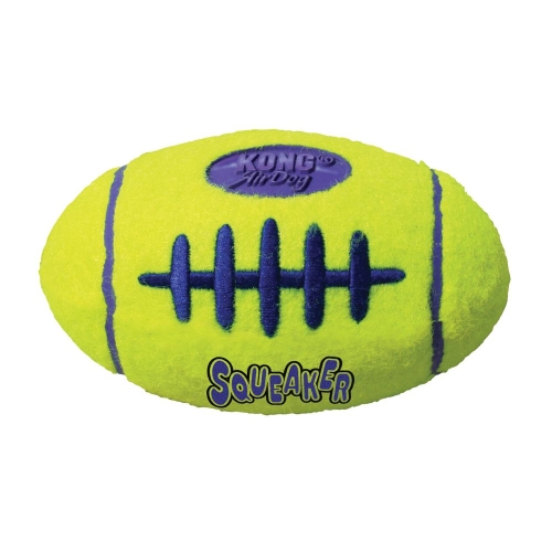 Kong Air Squeaker игрушка для собак, американский футбольный мяч, L