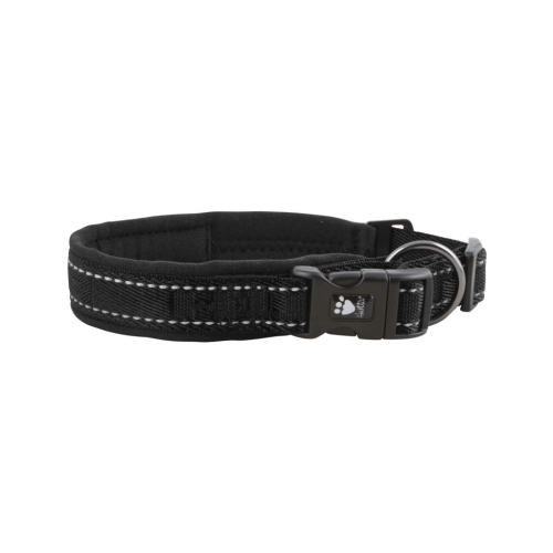 Hurtta Casual ошейник для собак, 25-35 см, чёрный