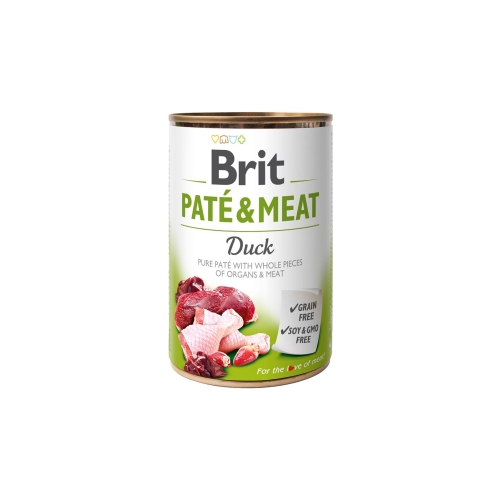 Brit Care консервы для собак, паштет/мясо утки, 400 г