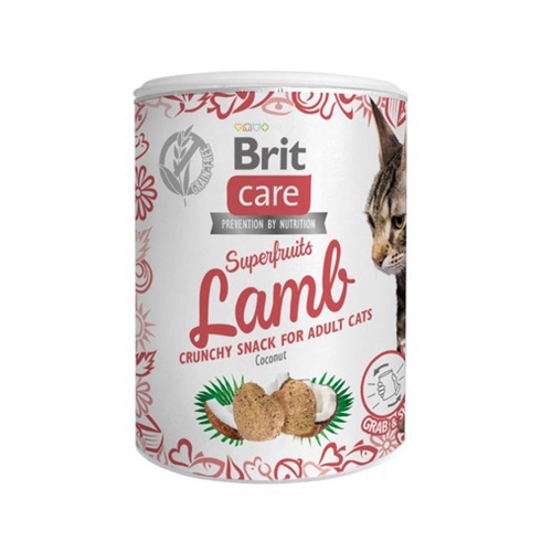 Brit Care Superfruits Lamb лакомство для кошек 100 г