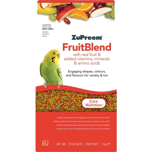 ZUPREEM LINDUDE TÄISSÖÖT FRUITBLEND SMALL BIRDS 1KG