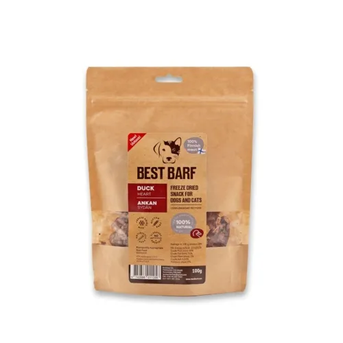 BEST BARF KÜLMKUIVATATUD MAIUS PARDISÜDAMED 100G