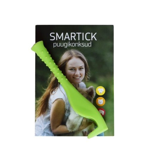 Smartick Fluo большой крючок для удаления клещей, зеленый