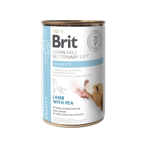 BRIT GF KOERA KONSERV OBESITY 400G*