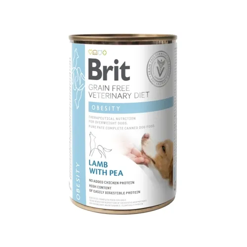 BRIT GF KOERA KONSERV OBESITY 400G*