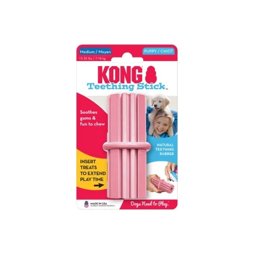 Kong Teething Stick игрушка для щенков, резиновая палка, размер М