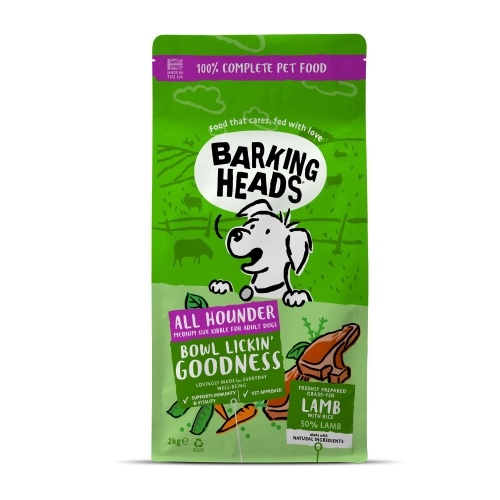 Barking Heads Chop Lickin сухой корм для собак, ягненок, 2  кг