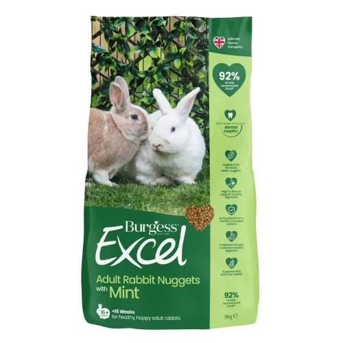 BURGESS EXCEL KÜÜLIKU TÄISSÖÖT MINT 3KG