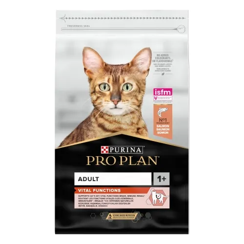 Pro Plan сухой корм для кошек, лосось/рис, 10 кг