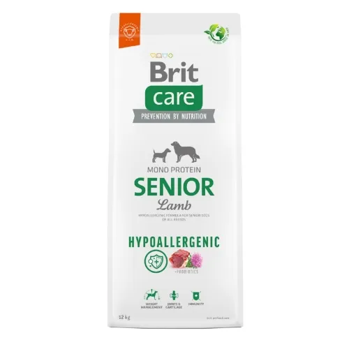 BRIT CARE KOERA TÄISSÖÖT SEENIOR LAMMAS/RIIS 12KG*