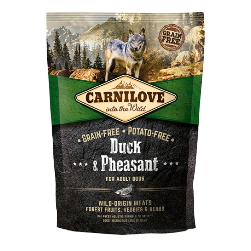CARNILOVE KOERA TÄISSÖÖT PART/FAASAN 1,5KG*