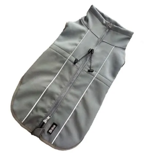 Finnero Sport куртка для собак softshell 25, серый цвет