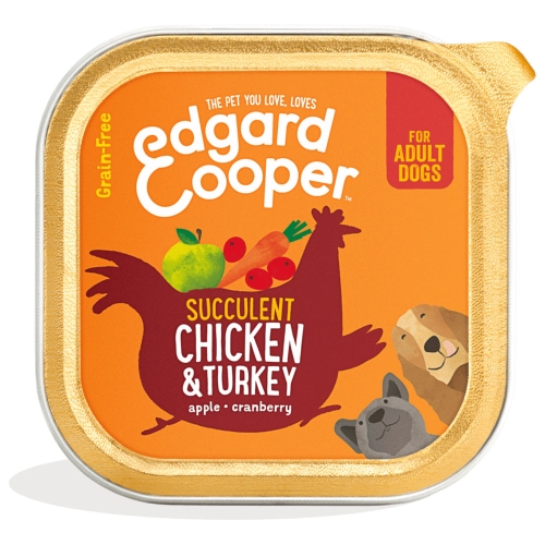 Edgard Cooper консервы для собак, курица/индейка, 300 г