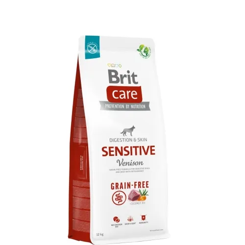BRIT CARE KOERA TÄISSÖÖT SENSITIVE HIRV 12KG*