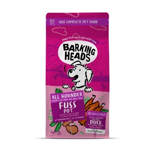 Barking Heads Doggylicious полноценный корм для собак, 2 kg
