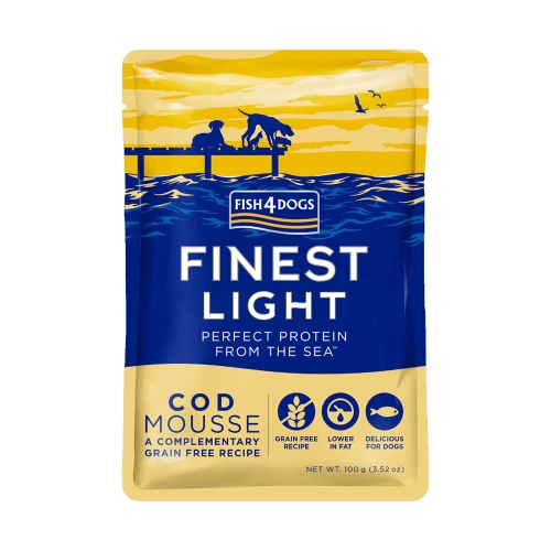 Fish4Dogs Finest паштет для собак, треска 100 г