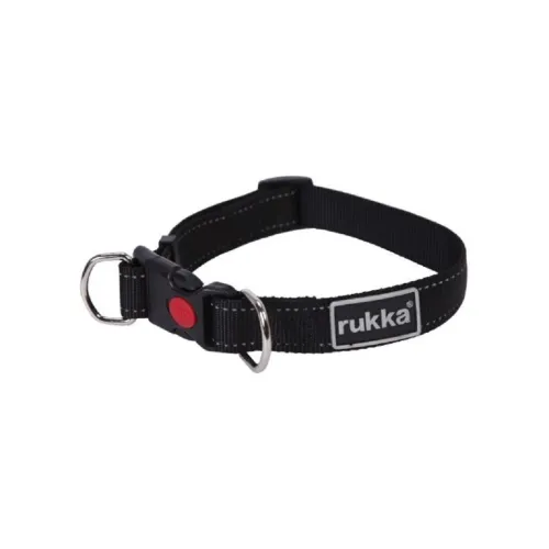 Rukka Bliss Polar S ошейник, 20мм/30-40см, черный