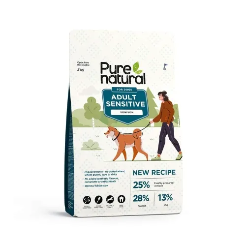 PURENATURAL KOERA TÄISSÖÖT SENSITIVE HIRV 2KG*