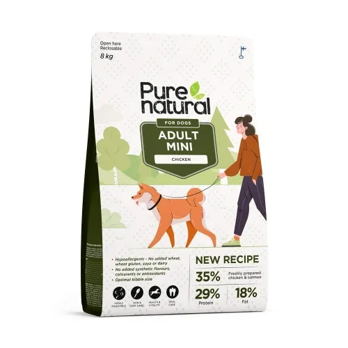PURENATURAL KOERA TÄISSÖÖT MINI 8KG*