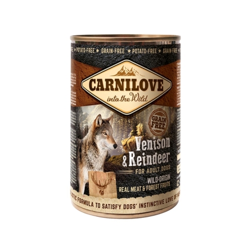 Carnilove Wild Meat консервы для собак,  олень/северный лось, 400 г