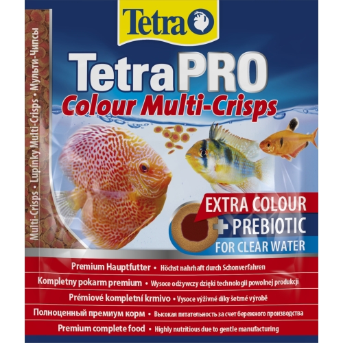 Tetra Tetrapro Colour Multi корм для рыб, чипсы, 12г
