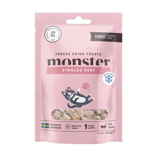 MONSTER CAT KASSI KÜLMKUIVATATUD MAIUS VEIS 45G*