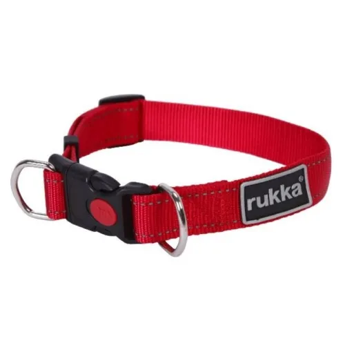 Rukka Bliss Polar M ошейник, 25мм/30-50см, красный