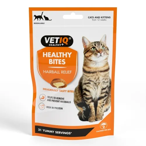 VETIQ Healthy Bites Hairball Remedy лакомство для кошек, 65 г