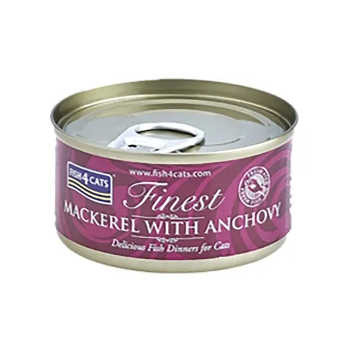 Fish4Cats консервы для кошек, скумбрия/анчоус, 70 г