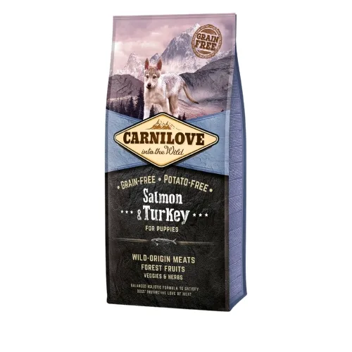 CARNILOVE KUTSIKA TÄISSÖÖT LÕHE/KALKUN 12KG*