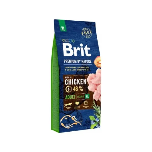 BRIT PREMIUM KOERA TÄISSÖÖT XL KANA 15KG*