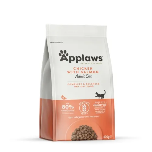APPLAWS KASSI TÄISSÖÖT KANA/LÕHE 400G*