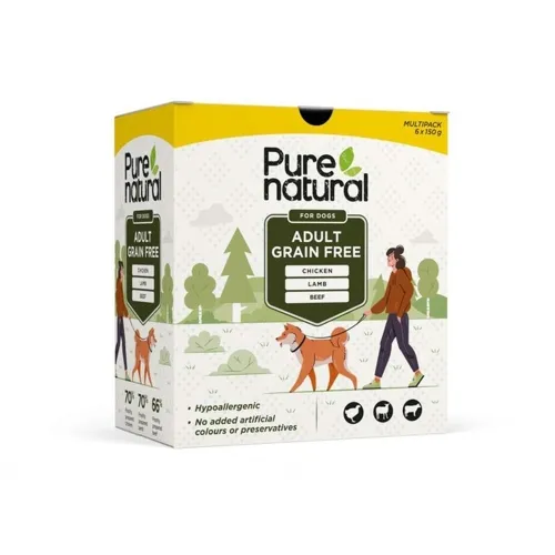 PURENATURAL KOERA EINEKOTIKE MULTIPAKK 150G N6*