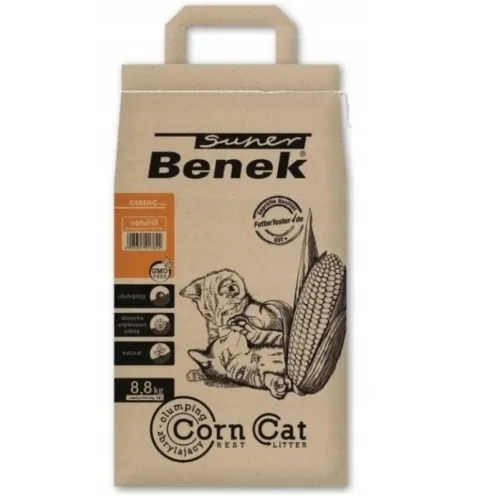 Certech Super Benek кошачий наполнитель, кукуруза, натуральный, 14л