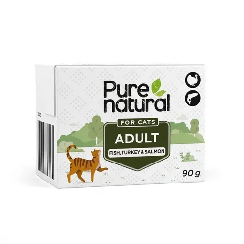 PURENATURAL KASSI MÄRGTOIT OOKEANIKALA/KALKUN/LÕHE 90G*