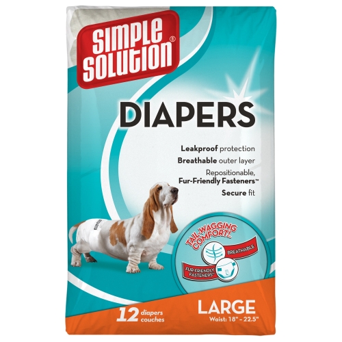 Simple Solution одноразовый подгузник для собак, размер L, N12