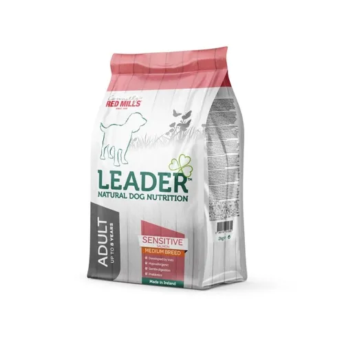 LEADER KOERA TÄISSÖÖT SENSITIVE LÕHE KESKMINE TÕUG 2KG