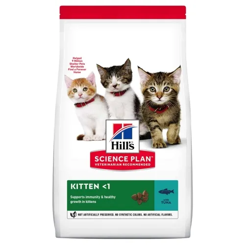 Hills сухой корм для котят, тунец, 1,5 кг