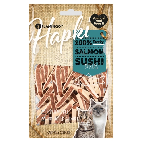Flamingo Hapki лакомство для кошек Sushi Strips 50 г