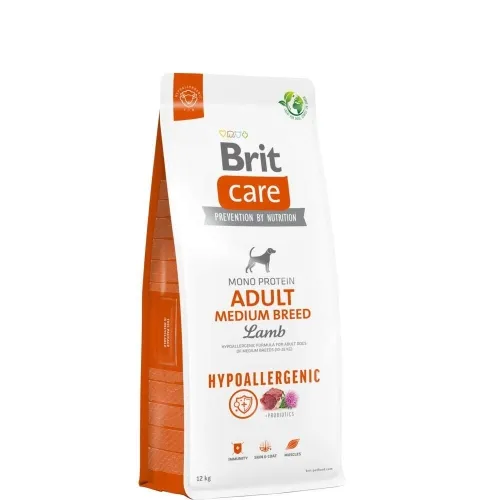 BRIT CARE KOERA TÄISSÖÖT KESK.TÕUG LAMMAS/RIIS 12KG*