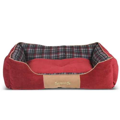 Scruffs Highland лежак для собак, M размер, красный